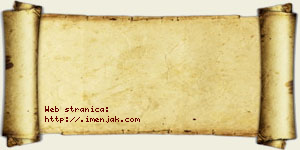 Emilija Kalinić vizit kartica